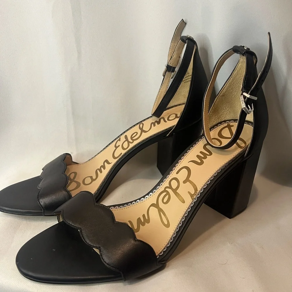 Sam Edelman New Black High Heel Slingback Pumps - Picture 6 of 6